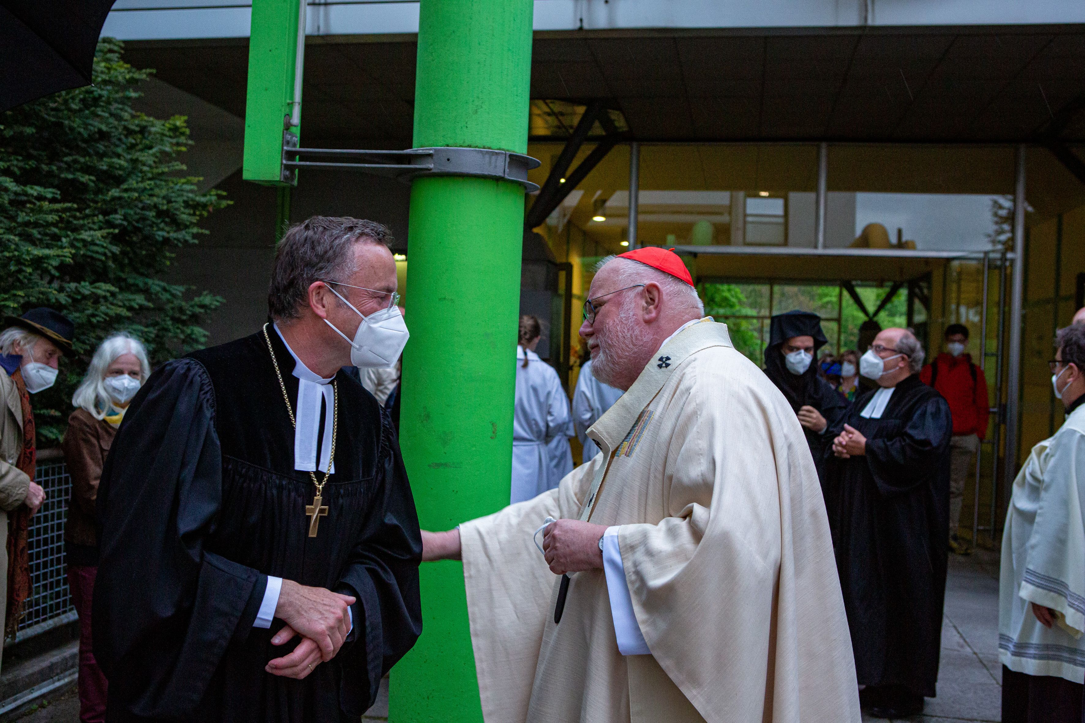 Kardinal Marx und Regionalbischof Kopp